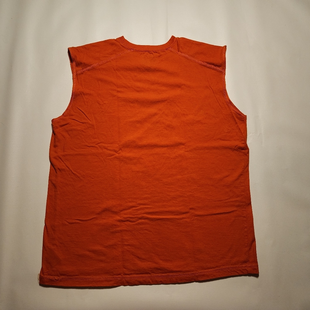 Arizona Tank Top Women's XL Orange Vintage Wear Round Neck Sleeveless Shirt - Picture 6 of 10